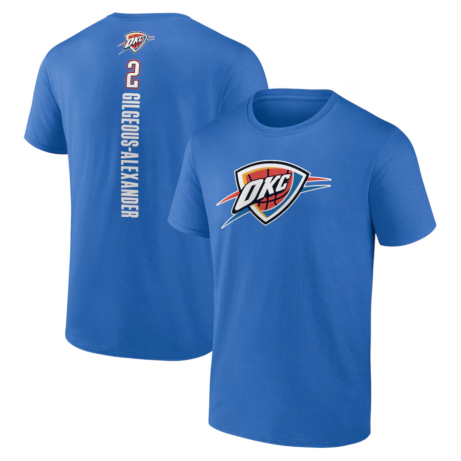 Men Oklahoma City Thunder short T Shirt 2025 style 29